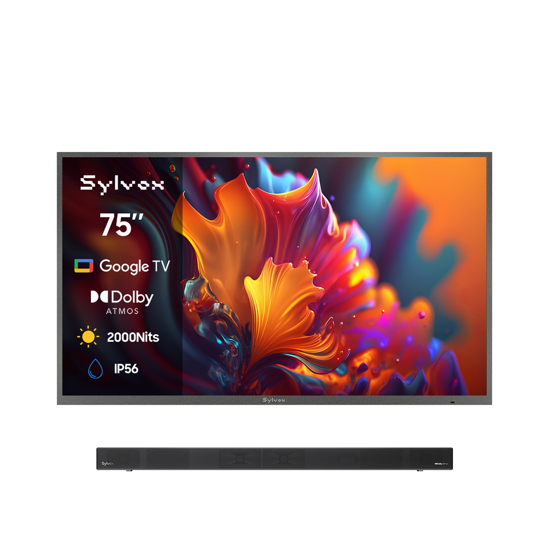 Téléviseur extérieur QLED Premium Google 75" - Série Pool Pro QLED 2.0 2024