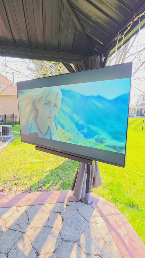 frameless smart android tv