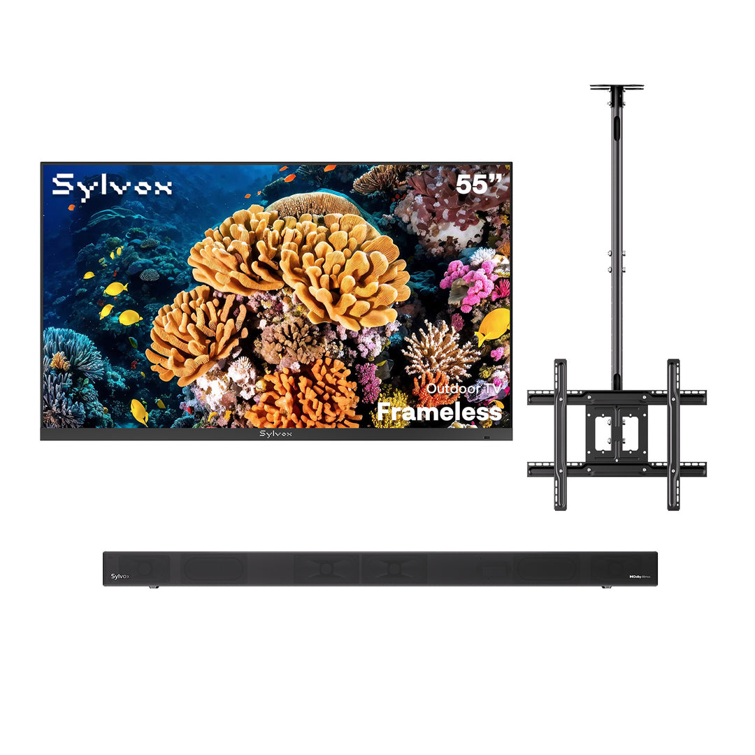 smart outdoor TV with Google Assistant