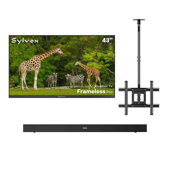  sylvox ceiling mount touch screen tv