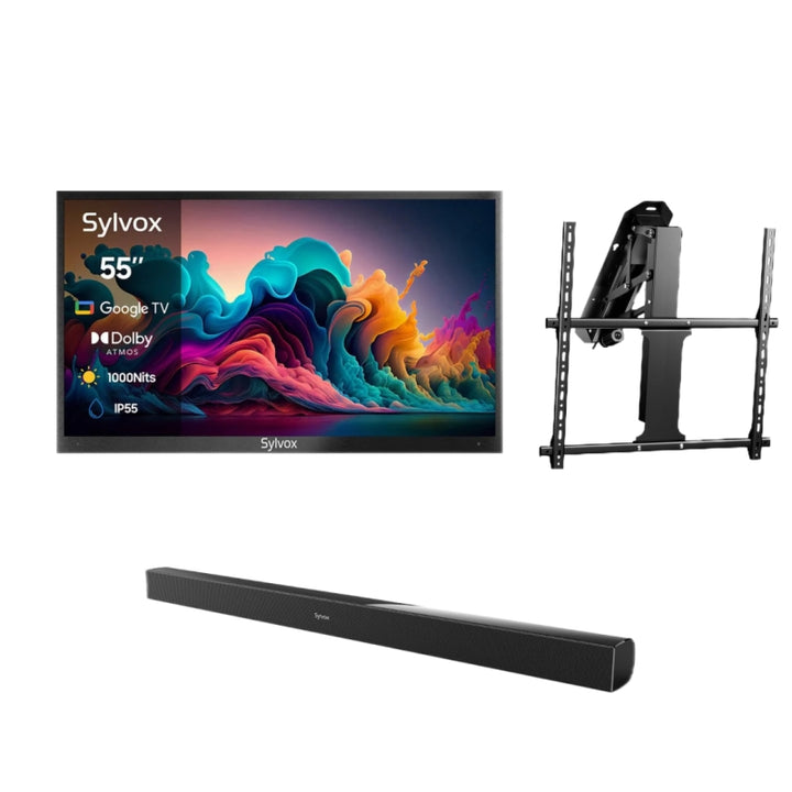 sylvox waterproof outdoor tv